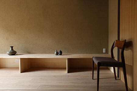 吹き抜けのある大正時代の京町家