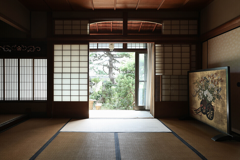 船岡山南麓の邸宅