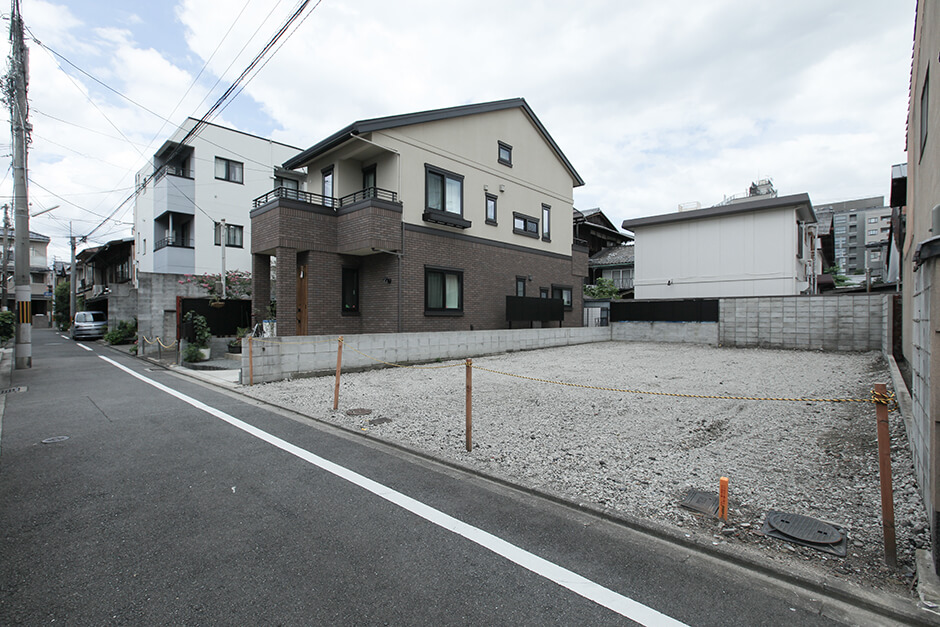 京都駅徒歩圏内の建築条件無し売り土地物件