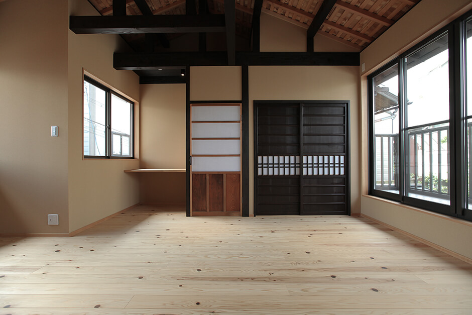 京都の上京区のリノベーション京町家物件の洋室