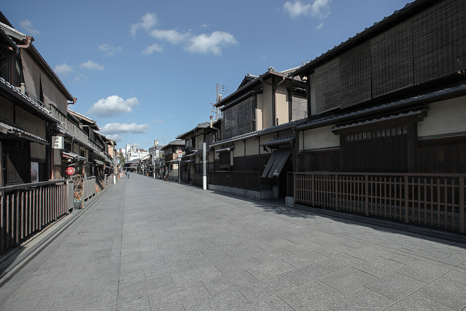 京都祇園の花見小路