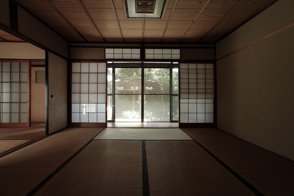 谷崎潤一郎が暮らした京都の町家の座敷