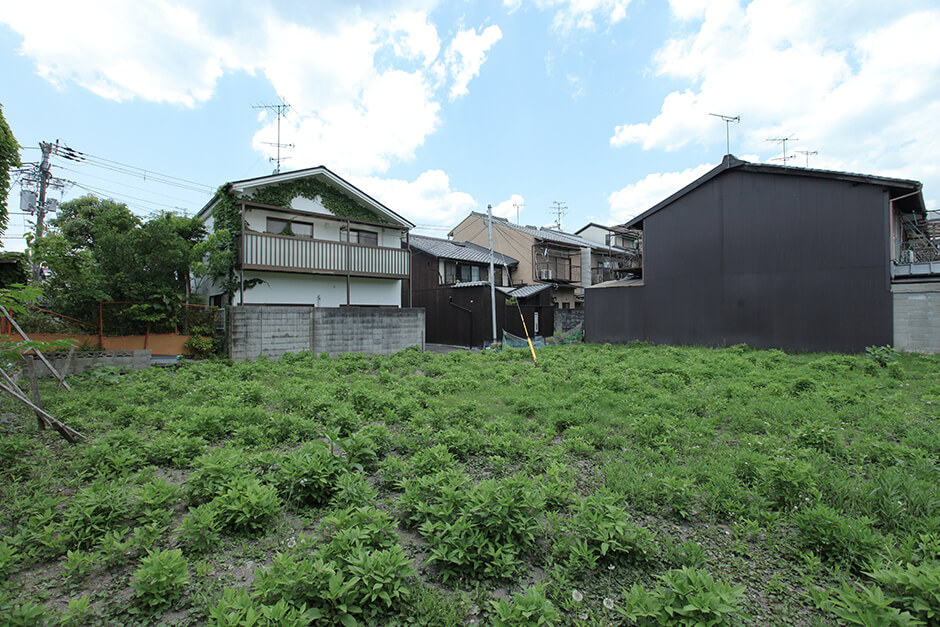 京都の岡崎の建築条件無し売土地物件