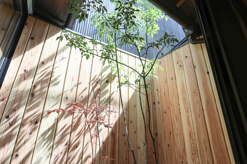 京都のリノベーション中古戸建物件の庭
