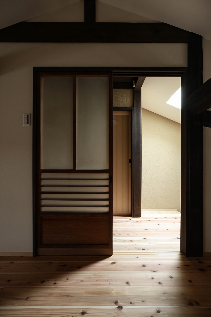 京都市北区のリノベーション京町家の古建具